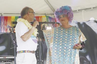 06-25-22 Pride Fest reverend yolanda and chris bellis