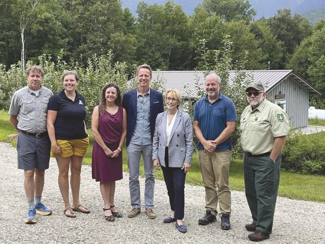 U.S. Sen. Maggie Hassan at MC Camp Dodge Trails Center in Gorham
