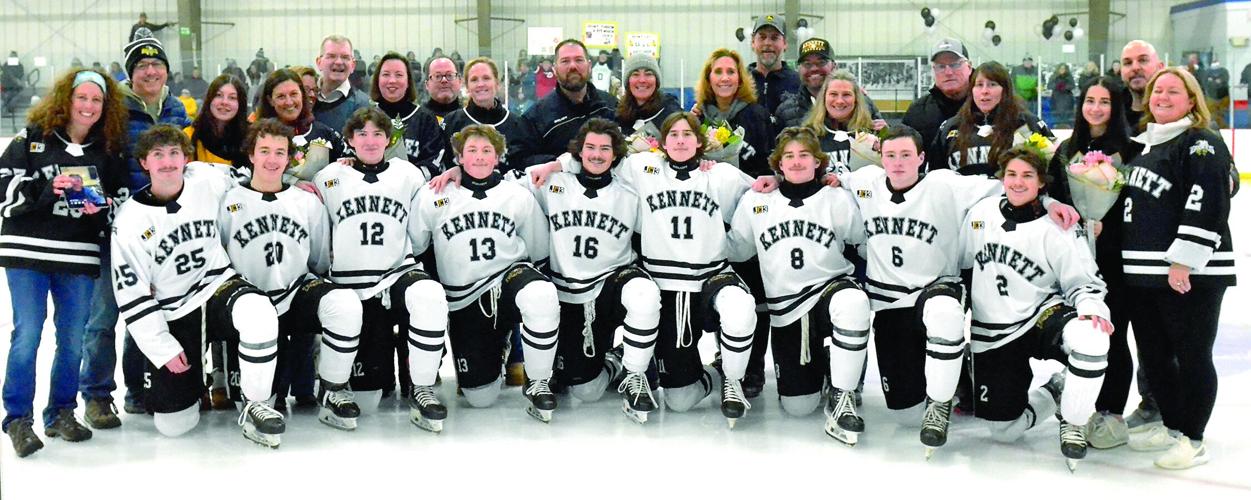 KHS Hockey - senior night - the seniors