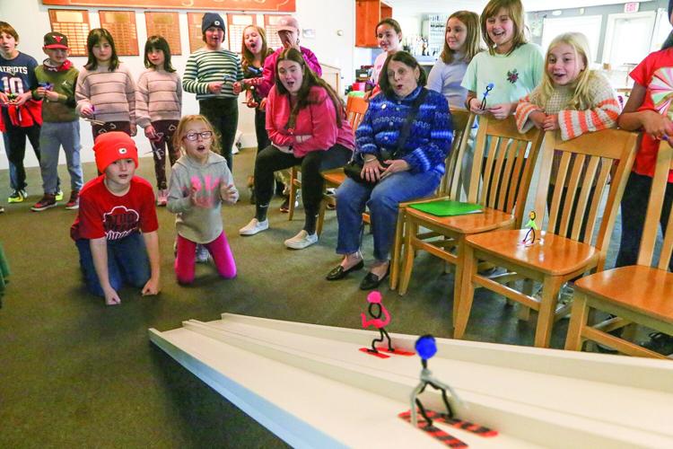 11-08-25 Schneider Reenactment skiers close race