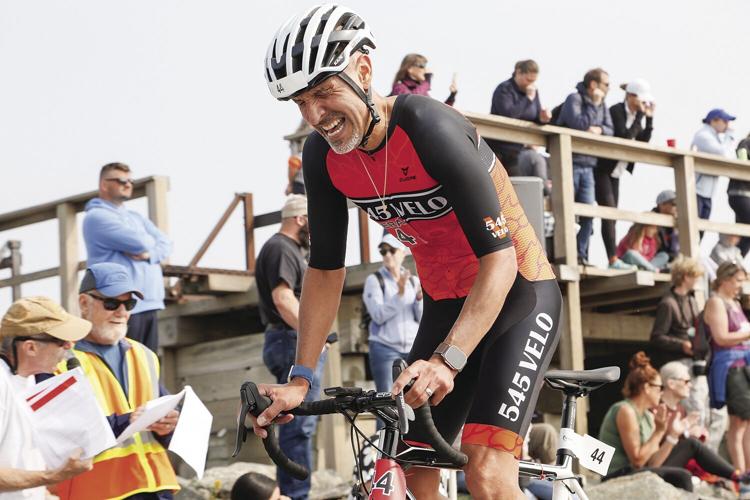 08-17-24 Bicycle Hillclimb tight wince near finish