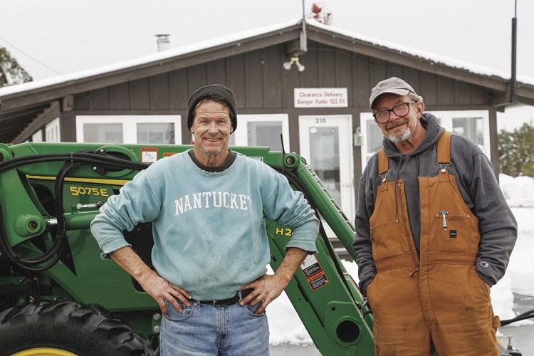 12-17-22 Fryeburg Airport dave and terry tighter