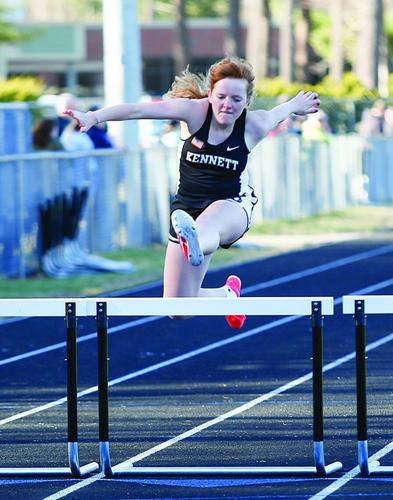 KHS Track - Stephanie Kendzierski hurdles