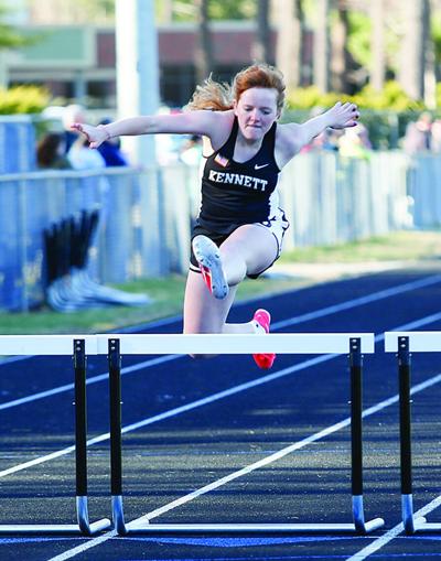 KHS Track - Stephanie Kendzierski hurdles