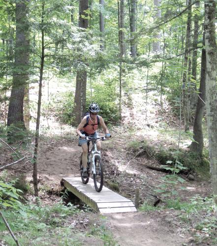 Wheel Family Fun - Davis Farm Trail bridge
