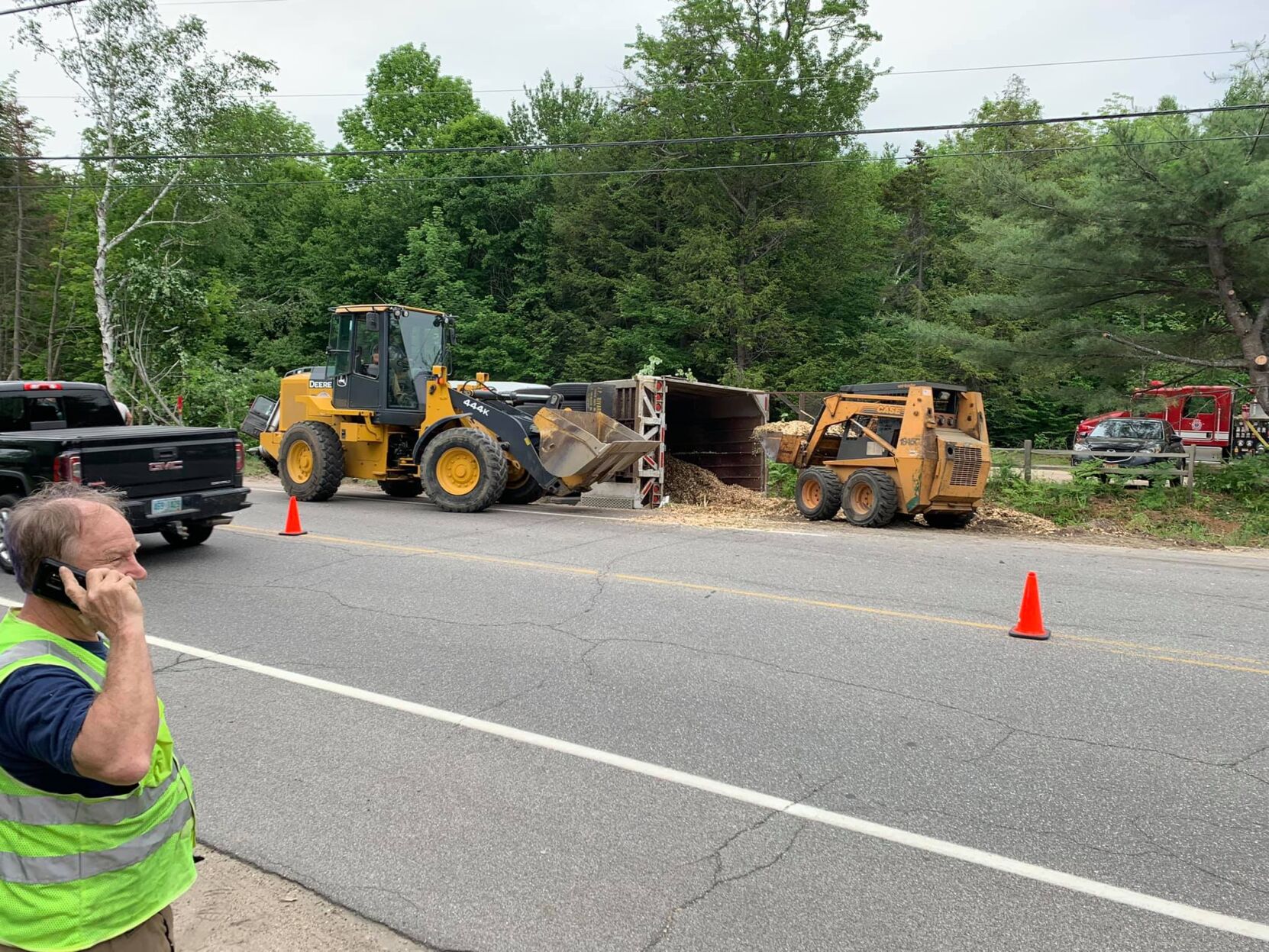 Tractor-trailer and Federal Express truck collided on Route 16 - Vimarsana News