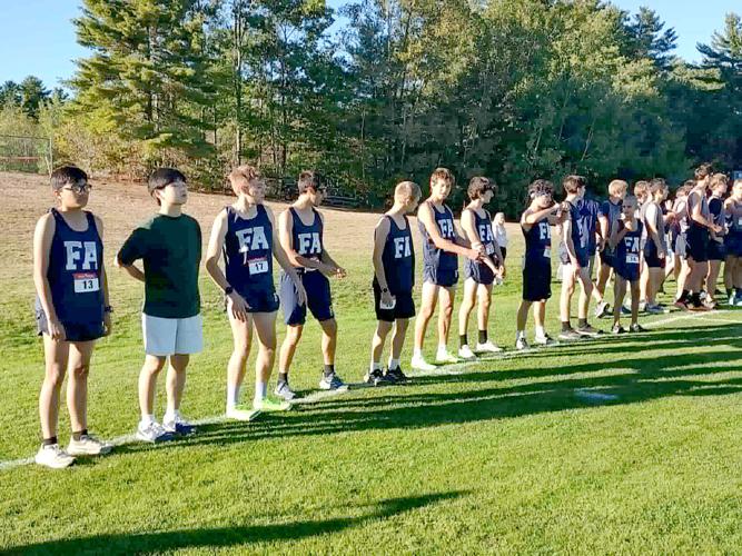 FA crross-country - boys team at Lake Region