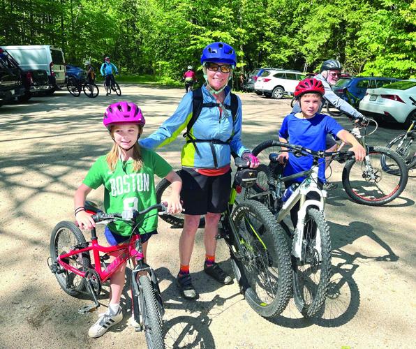 Wheel Family Fun - July 4 riding - Sally McMurdo and grand kids