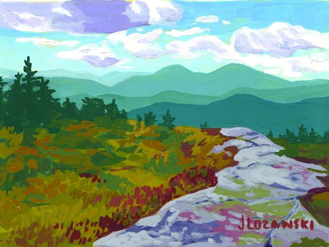 White Mountain Milers Half Marathon and 5k advance - painting