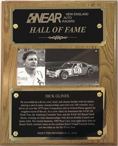 Glines enshrined
