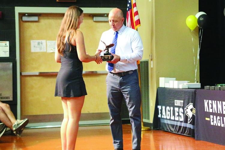 06-08-26 KHS Sports Awards george davidson handing