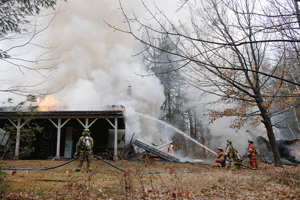 Fire destroys Cranmore Shores home in Conway