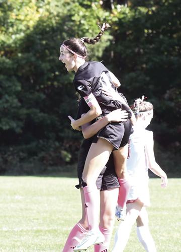 KHS Girls Soccer - Haylee Burke celebration