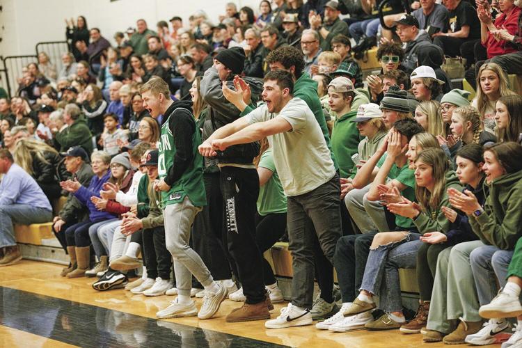 03-05-23 KHS WBB Playoffs cheer crowd
