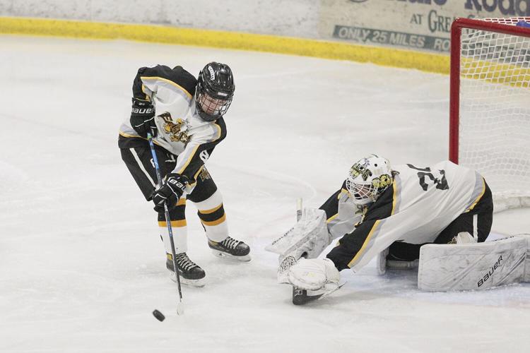 02-23-22 KHS Hockey hussey away from goal