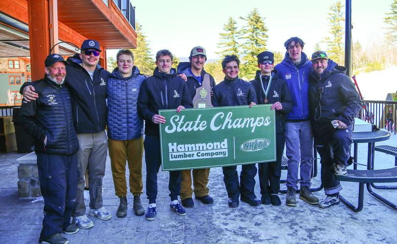 02-09-26 KHS Boys Alpine State Meet Awards group with coaches