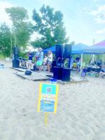 Raft Up Concert on Sebago Lake Beach