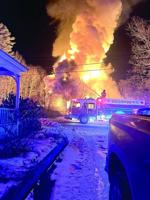 Fire destroys Pond Road home, cause ruled 'inconclusive'