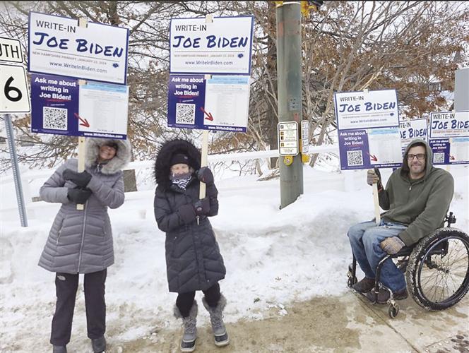 Election recap- write-in campagin for Biden