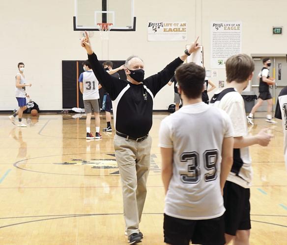 KHS - first day winter sports - Jack Loynd coaching