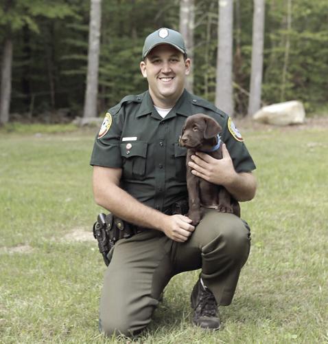 Fish and Game - new K-9 Fin and partner Ken St. Pierre