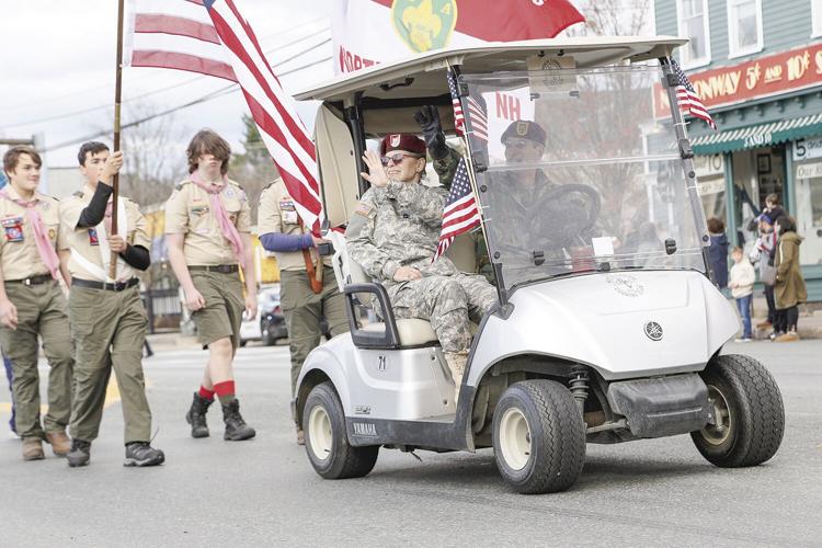 11-11-24 Vets Day waving from cart