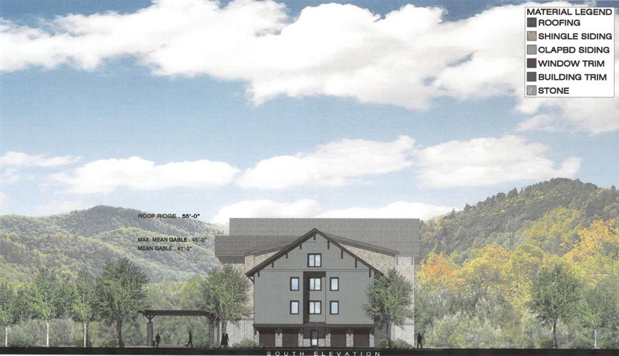 South elevation of proposed Cranmore hotel