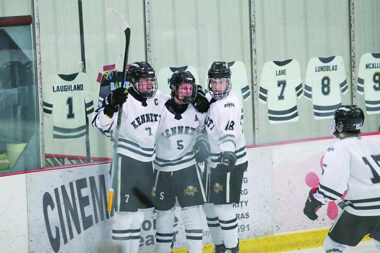 02-28-26 KHS Hockey zipf goal hugs 1