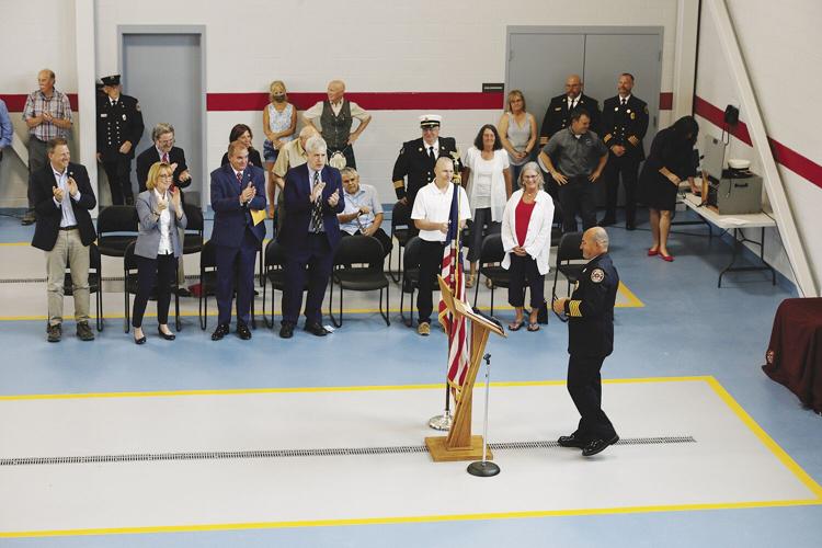05-22-21 Fire Station Opening Preece standing ovation