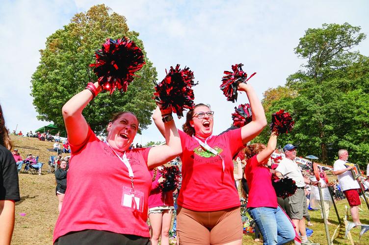 09-07-25 Mud Bowl fans celebrating td 1