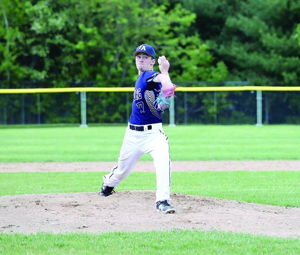 FA baseball - Oliver Allocco pitching