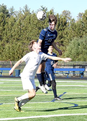 FA boys soccer - Matteo Sbuell header