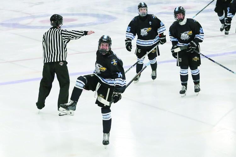 02-14-26 KHS Hockey Fights Cancer murphy goal pose