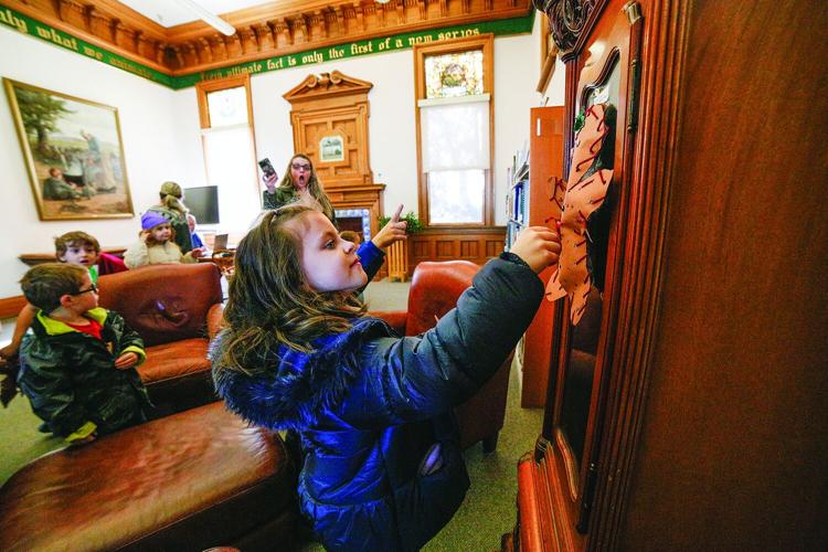 12-27-25 Gingerbread Hunt finding library side