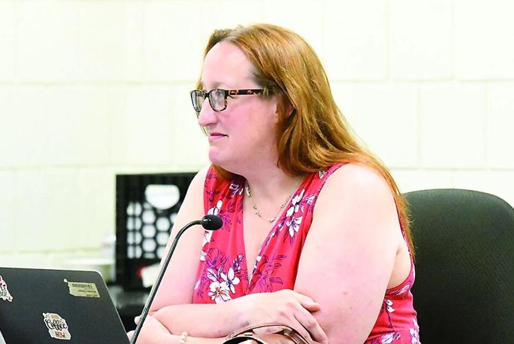 Conway School Board - Michaela Clement resignation - Michaela Clement close up