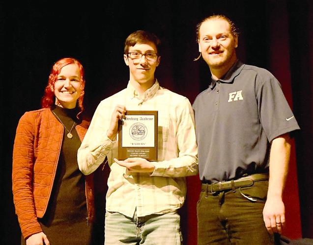 FA Winter Sports Awards - Coach's Award - indoor track Matthew Bariteau