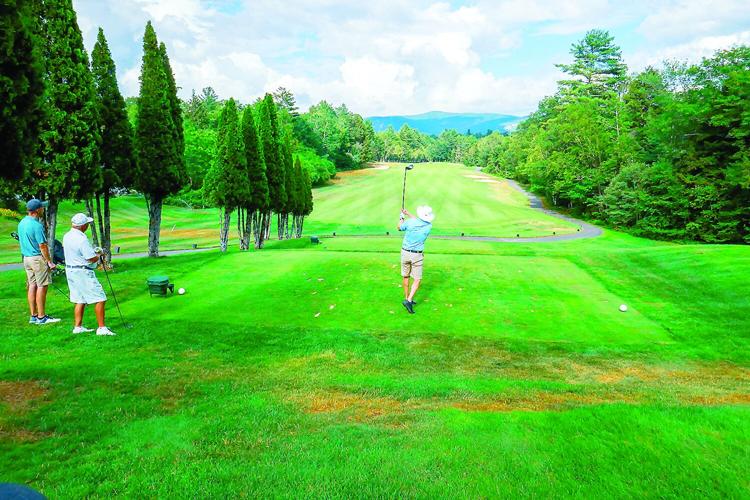 Golf Column - Hale’s Location - Chris Mulligan off the tee