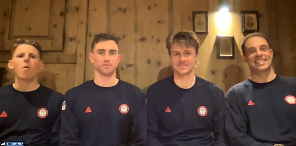 U.S. Olympic biathlon team - men