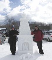 Snow sculpture contest at Black Mountain through Sunday