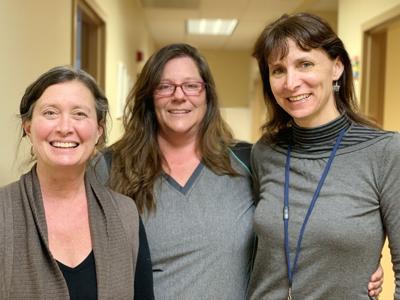 Sarah Wright, Linda Cooper and Deborah Cross