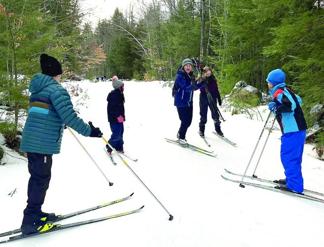 Nordic Tracks - school racing - Molly Ockett Coach Phoebe Monteith