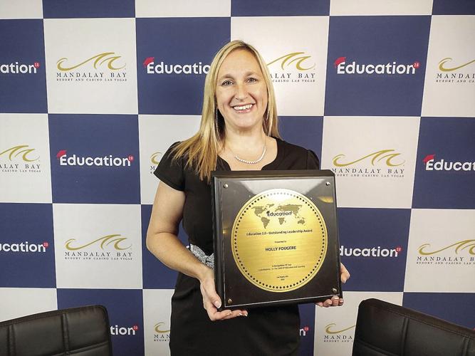 Holly Fougere gets national education award horizontal