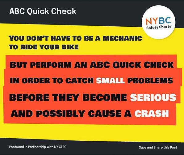 Wheel Family Fun - bike safety - New York Bicycling Coalition poster