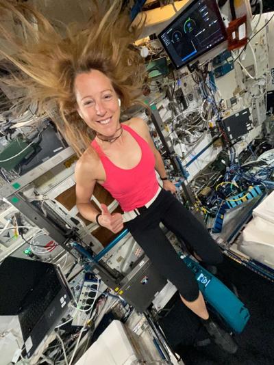 Let’s get physical! Being 260 miles above Earth doesn’t mean you can miss gym