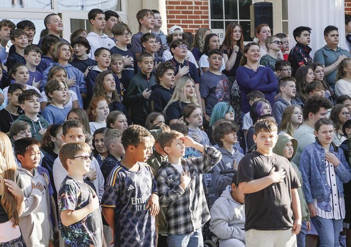 09-03-24 First Day KMS pledge on steps tighter