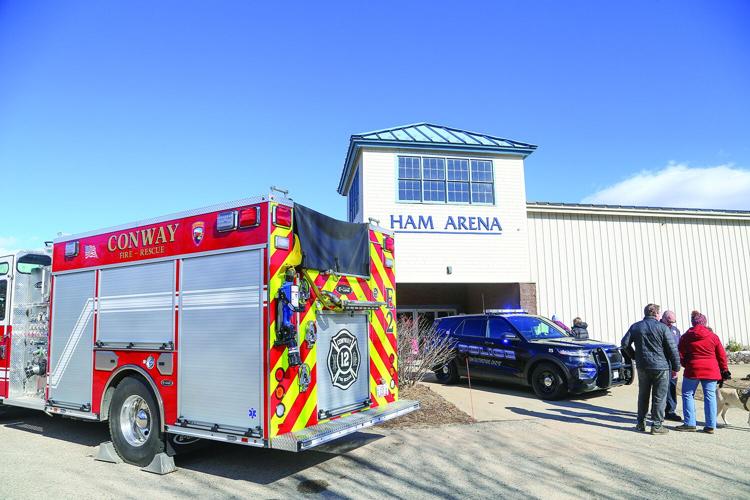 03-23-26 Battle Badges Hockey vehicles outside
