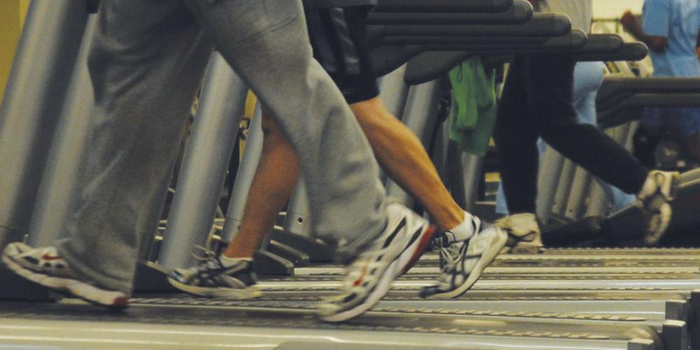 treadmills at gym