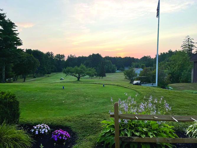 Golf Column - Indian Mound - sunrise scenic