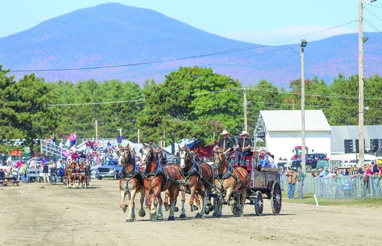 10-04-25 Fryeburg Fair horses pulling six