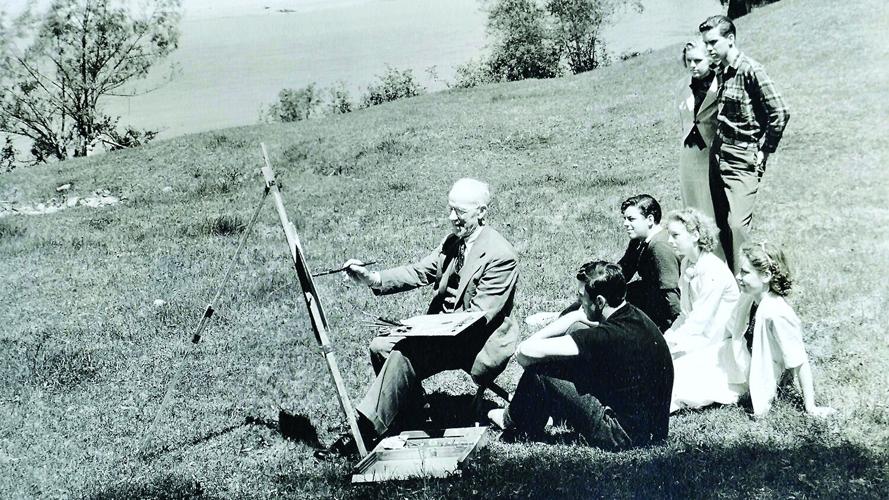 Art Feature - Benjamin Tupper Newman painting